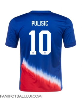 Statele Unite Christian Pulisic #10 Tricou Fotbal Replică Copa America 2024 Barbati Deplasare